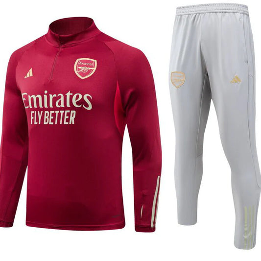 Arsenal 2024 Kids' Training Set – Maroon Edition