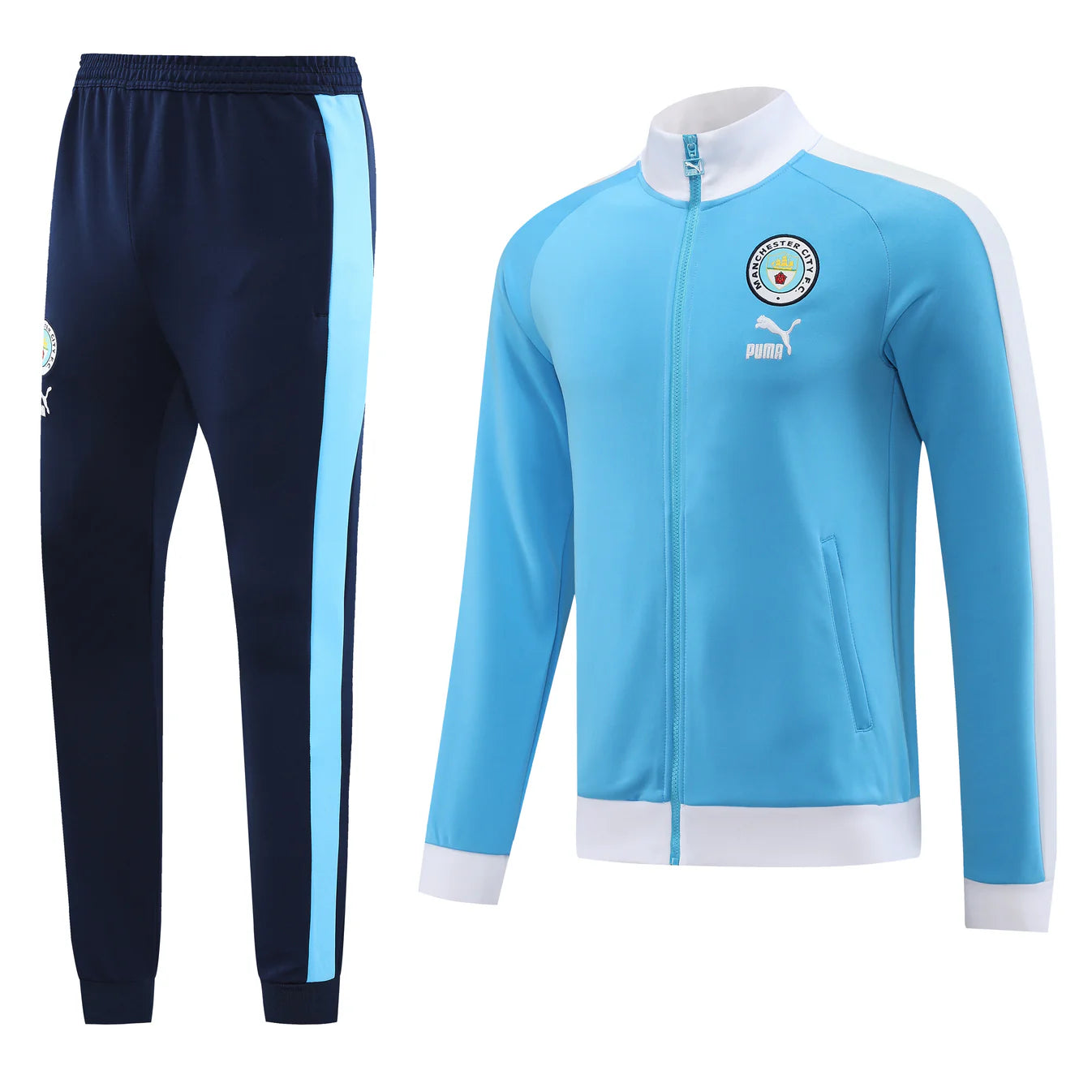 Man City Sky Blue Heritage Tracksuit