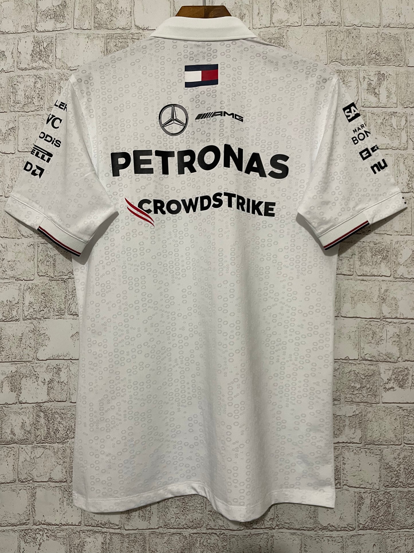 Mercedes AMG Petronas F1 2024 Team Polo - White