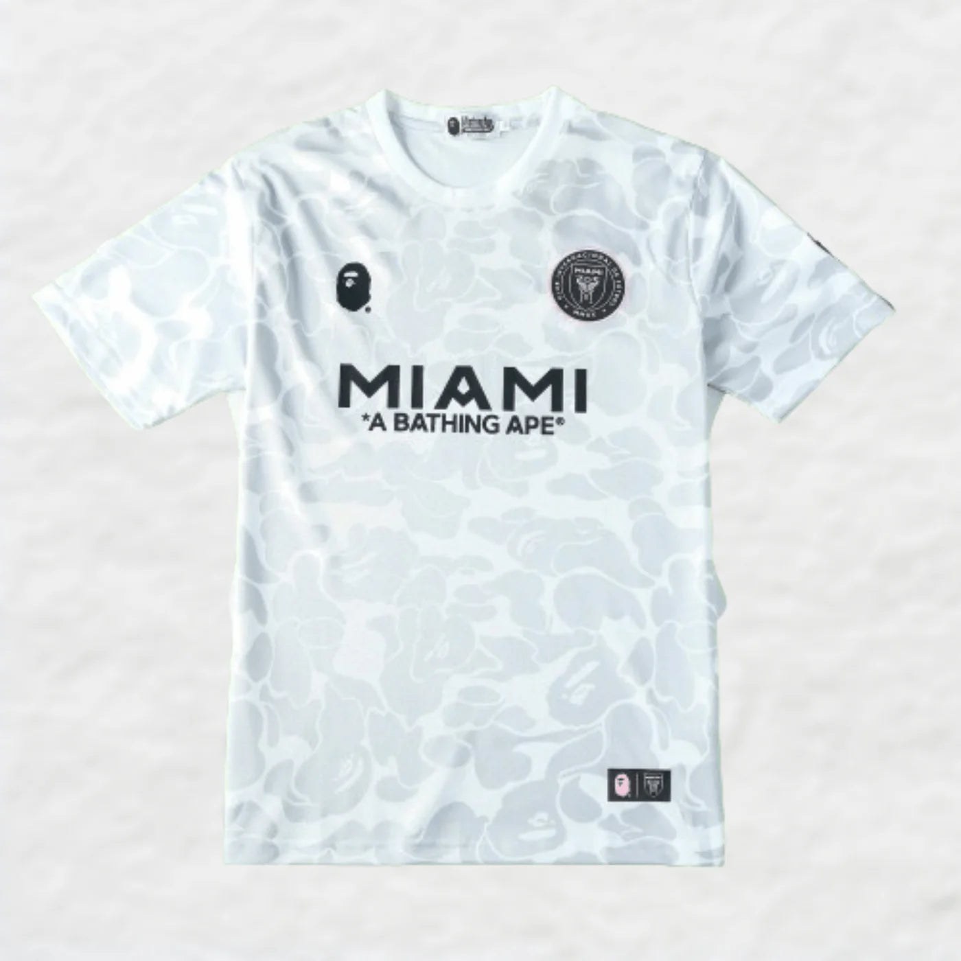 BAPE x Inter Miami 23/24 White Camo Jersey