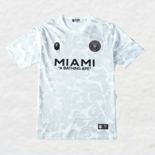 BAPE x Inter Miami 23/24 White Camo Jersey