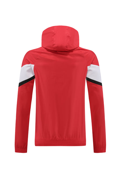 Liverpool FC Red Hooded Windbreaker