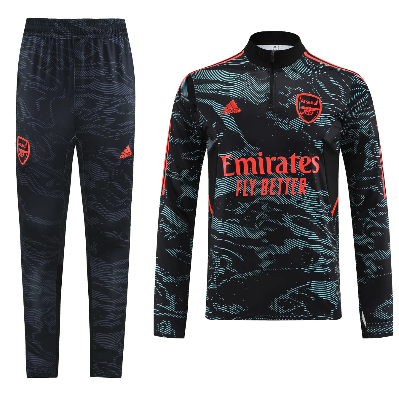 Arsenal Patterned Training Tracksuit - Night Pulse Edition