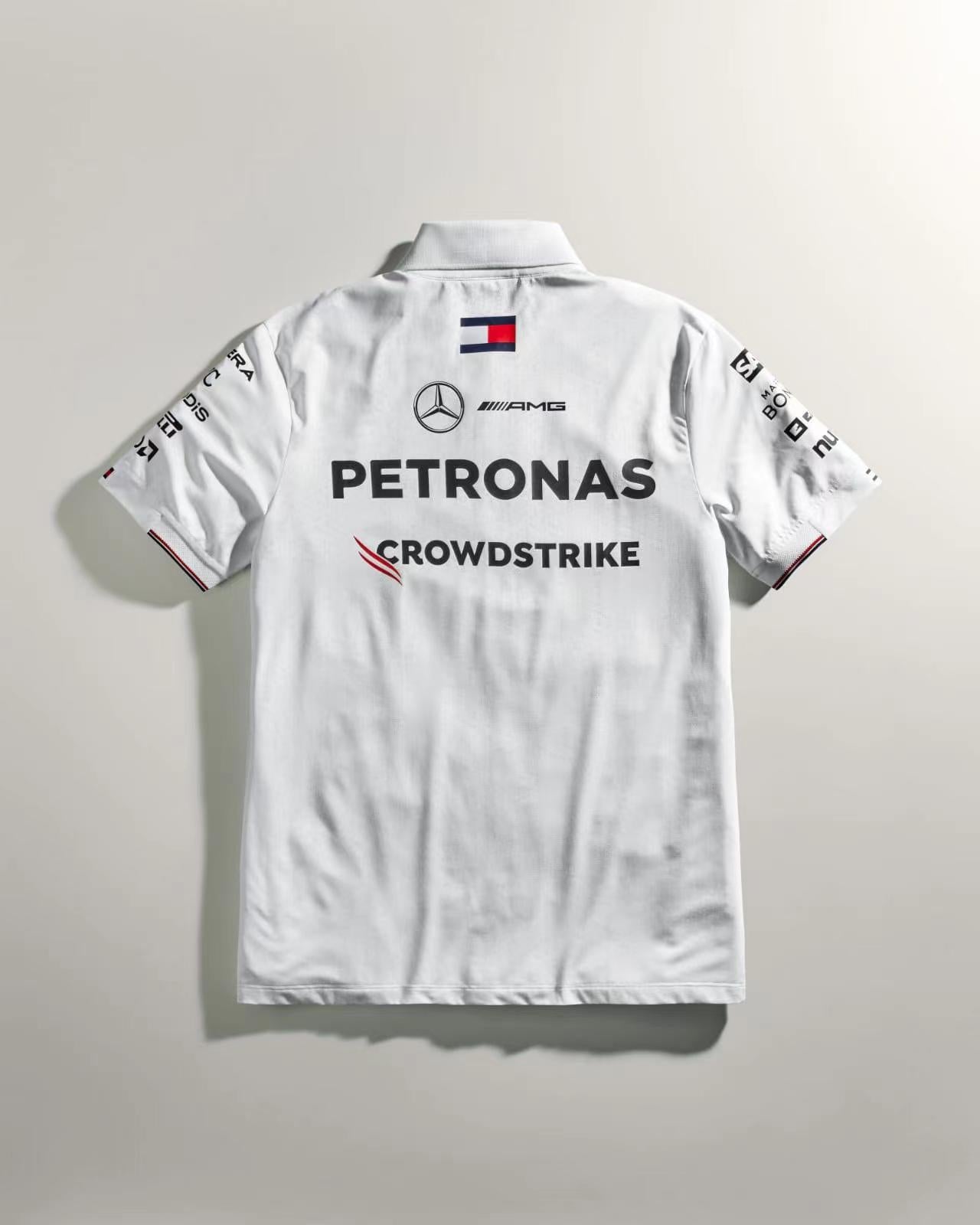 Mercedes AMG Petronas F1 2024 Team Polo - White