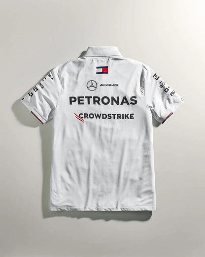 Mercedes AMG Petronas F1 2024 Team Polo - White