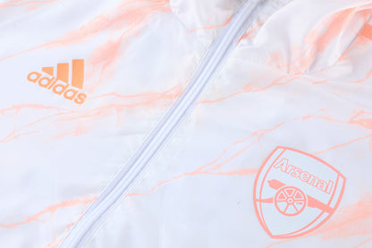 Arsenal Retro White Windbreaker - Men's Edition