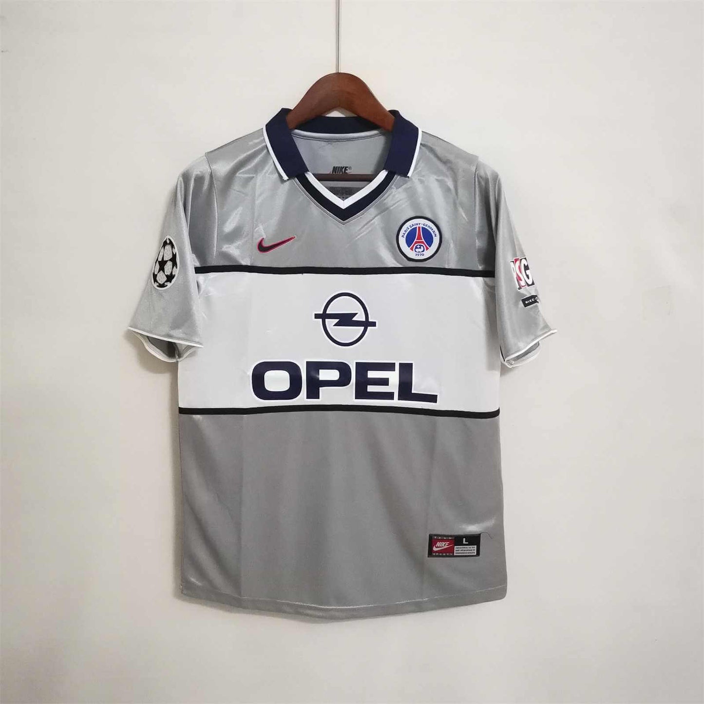 PSG 2000/01 Away Grey Kit