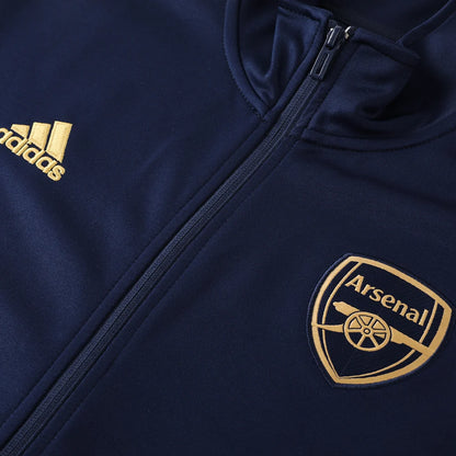 Arsenal Navy Training Tracksuit - Gold Prestige Edition