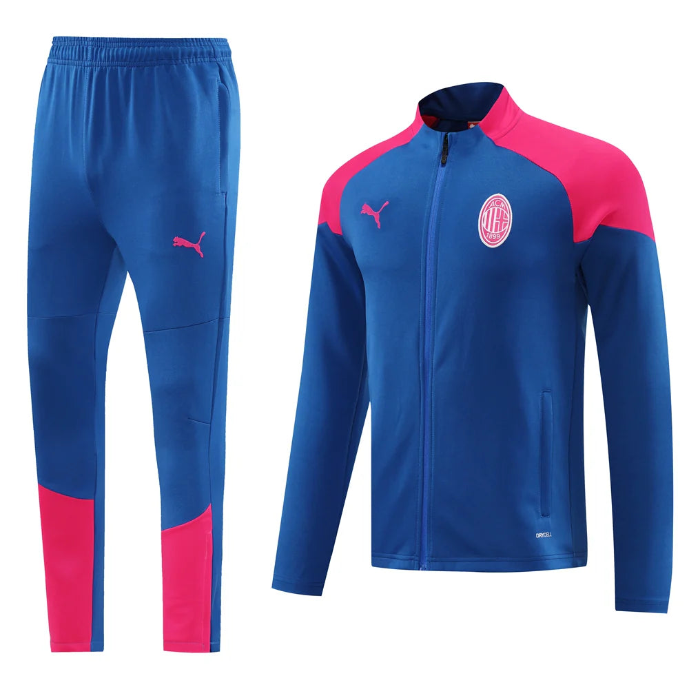 AC Milan Bold Blue Training Tracksuit