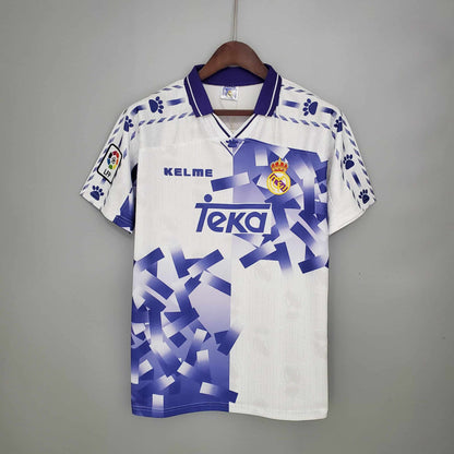 Real Madrid 1996/1997 Away White Kit