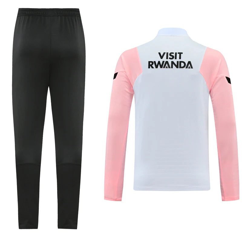 PSG Pastel Pink & White Strike Tracksuit