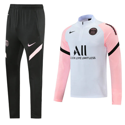 PSG Pastel Pink & White Strike Tracksuit