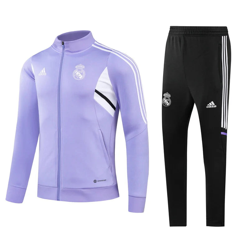 Real Madrid Youth Full-Zip Training Set - Lilac Edition