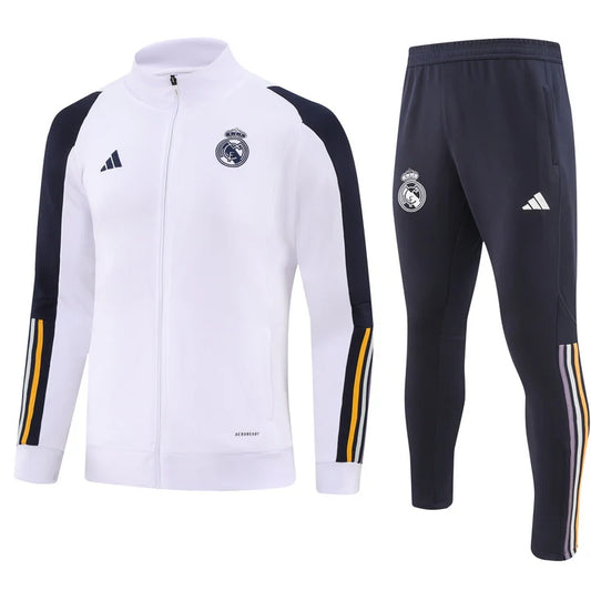 Real Madrid Youth Full-Zip Tracksuit 2024 Edition