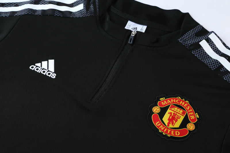 Manchester United Camo Accent Training Tracksuit - Stealth Edition