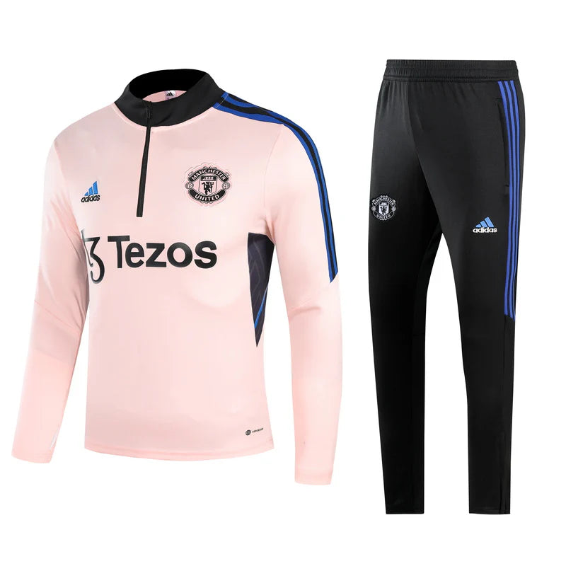 Manchester United 24/25 Youth Training Kit – Pink Edition